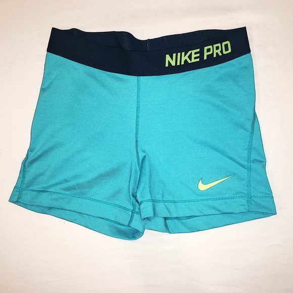 yellow nike spandex